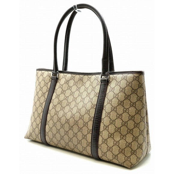 Gucci Bag Supreme GG Tote Khaki - Picture 1 of 9